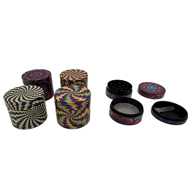 GRINDER - 40mm 4pt Trippy ZIG0569 12pk