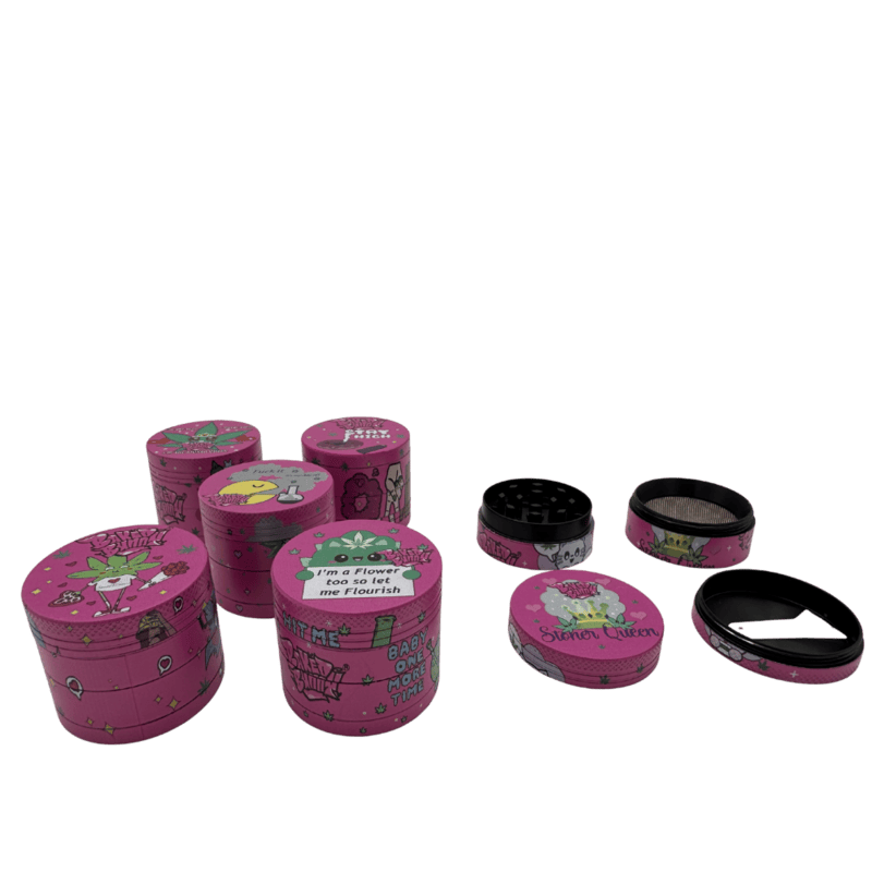 GRINDER - 40mm 4pt Stoner Queen ZIG0571 12pk
