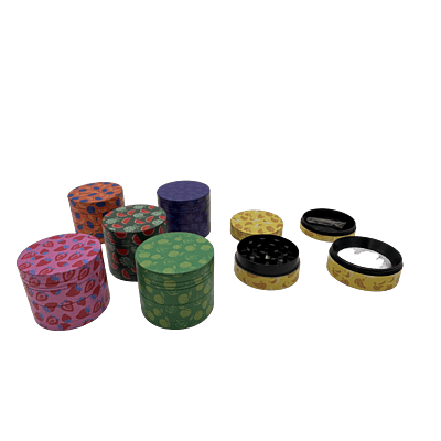 GRINDER - 40mm 4pt Fruit ZIG0591 12pk