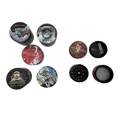GRINDER - 40mm 4pt Sky High ZIG0612 12pk