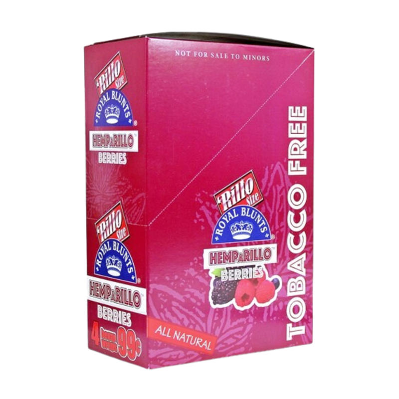 ROYAL BLUNTS - Berry Hemp Wraps 4pcs (15pk)